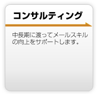講演。世の中の基本的なメールのルールやマナーを解説します。大人数で同時にマナーを確認したい場合に最適。短期集中で取り組みたい企業様からのご依頼が多いプランです。